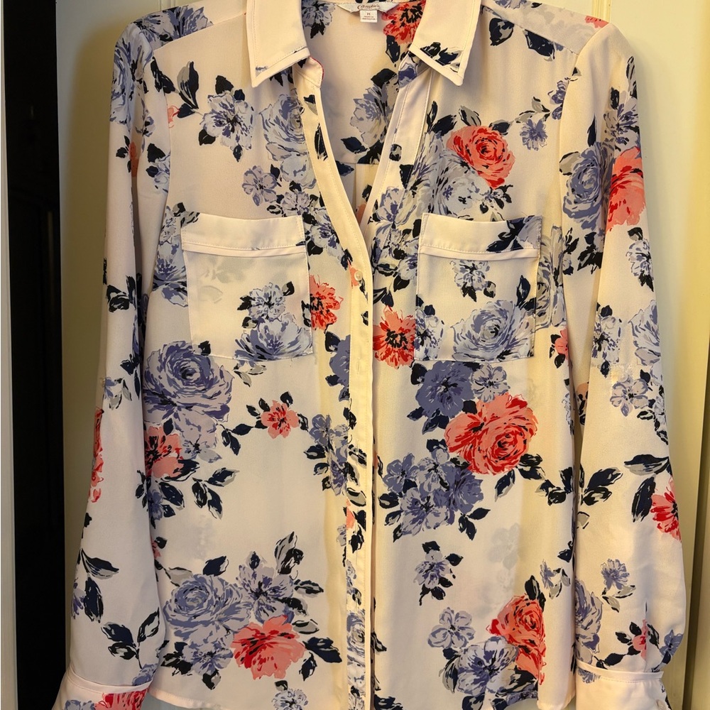Candie's Floral Blouse